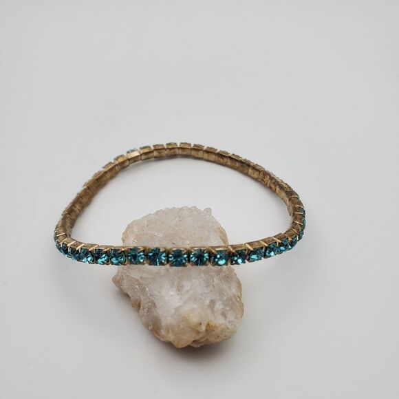 Sea crystal bracelet stretch B1525 - Picture 1 of 4